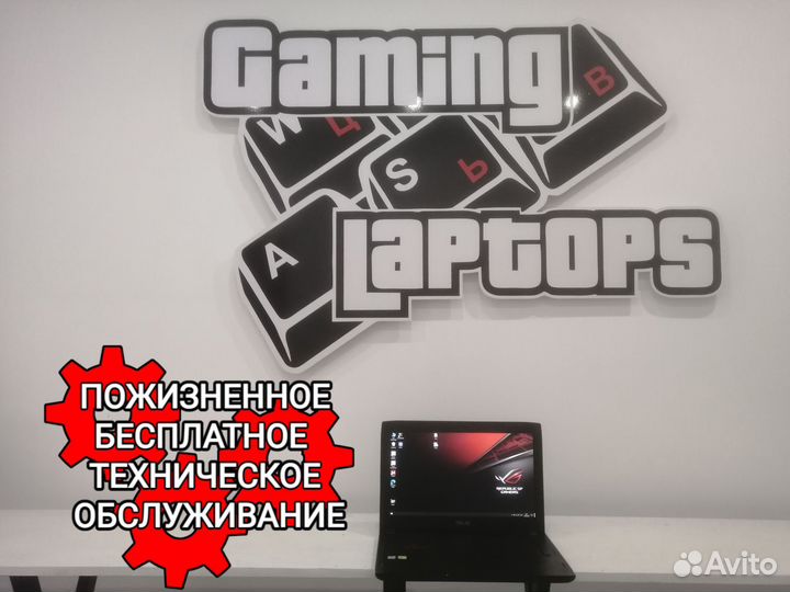 Игровой ноутбук asus Full HD i7/GTX 1060/16GB