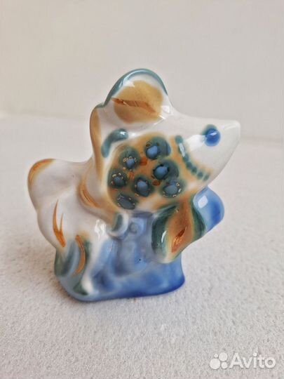 Статуэтка фарфоровая Рыбка Полоне зхк СССР
