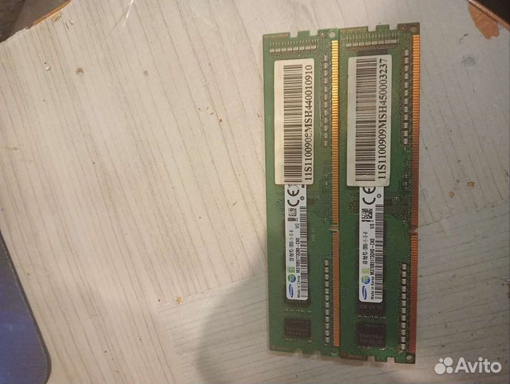 DDR3 1Rx8 samsung PC3-12800U 11-12-A1