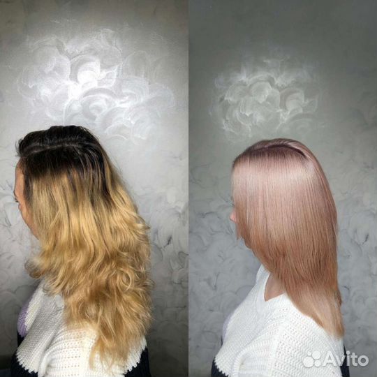 Сложное окрашивание волос, стрижки