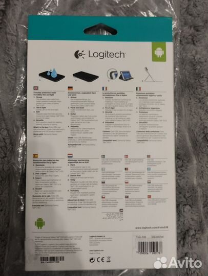 Продам чехол для планшета logitech folio s38 новый