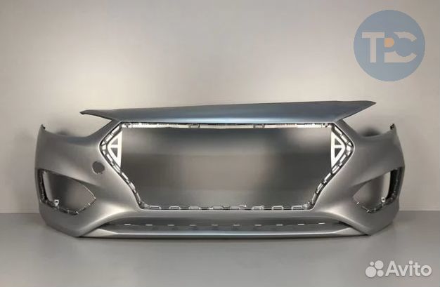 Бампер передний Hyundai Solaris 2 2017г- в цвет
