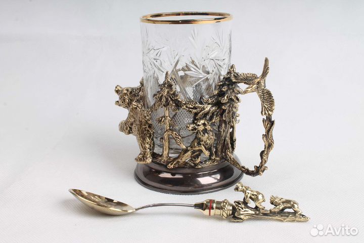 Подстаканник набор Медведь 3D