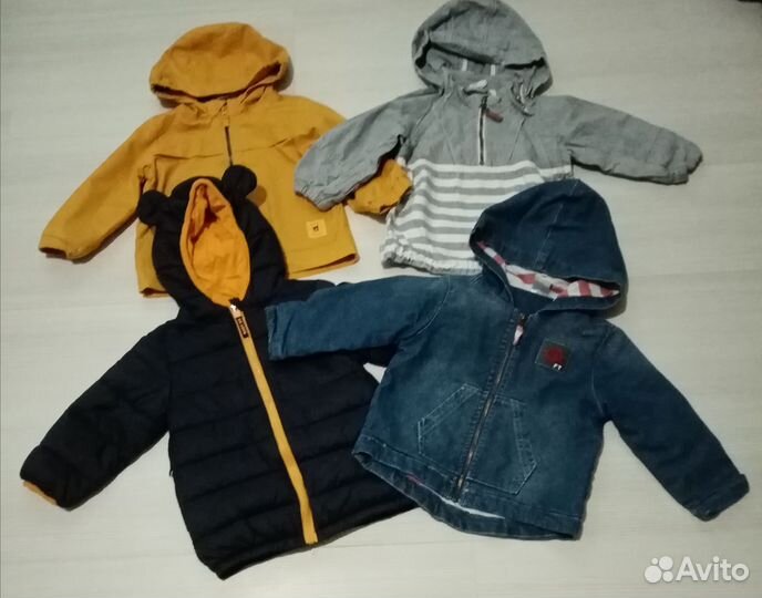 Пакет тёплых вещей на мальчика 80-86