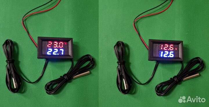 Термометр светодиодный / ЖК с выносным зондом