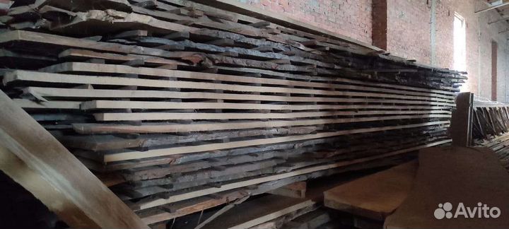 Необрезная доска дуб,карагач,чёрный орех,тополь