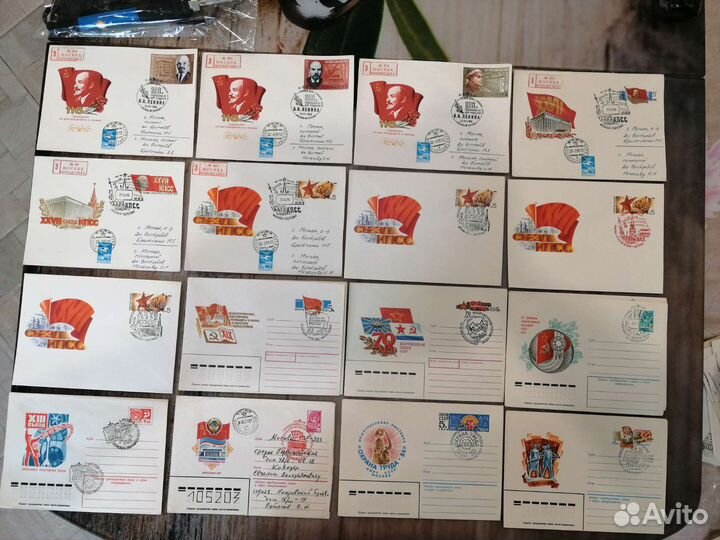 Конверты со спецгашением Много