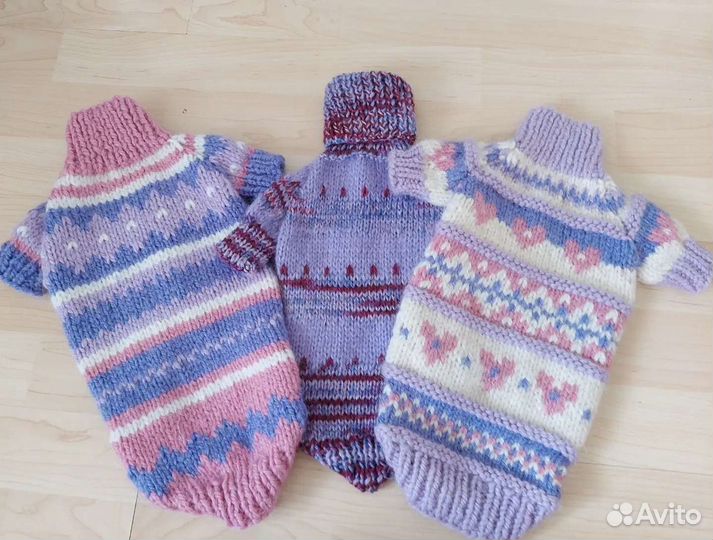 Вязаная одежда для маленьких собачек