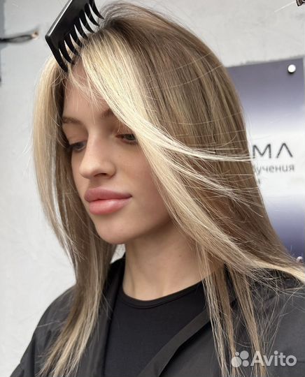 Окрашивание волос блонд