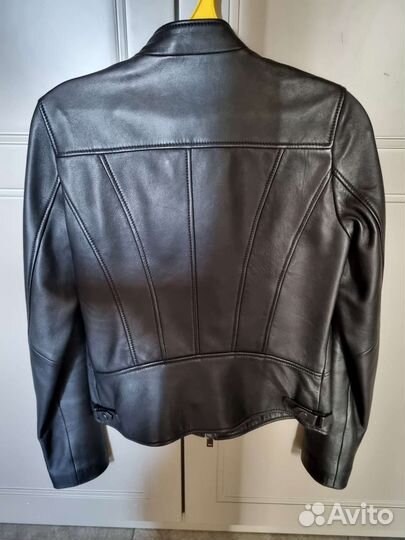 Кожаная куртка Massimo Dutti S