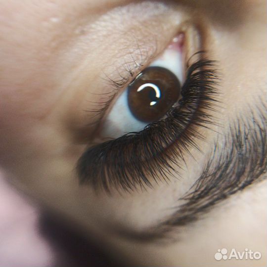 Наращивание ресниц на дому