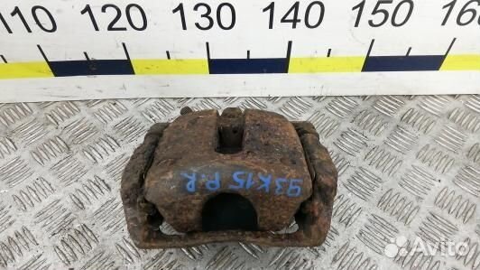 Суппорт тормозной передний правый skoda fabia 2 (9