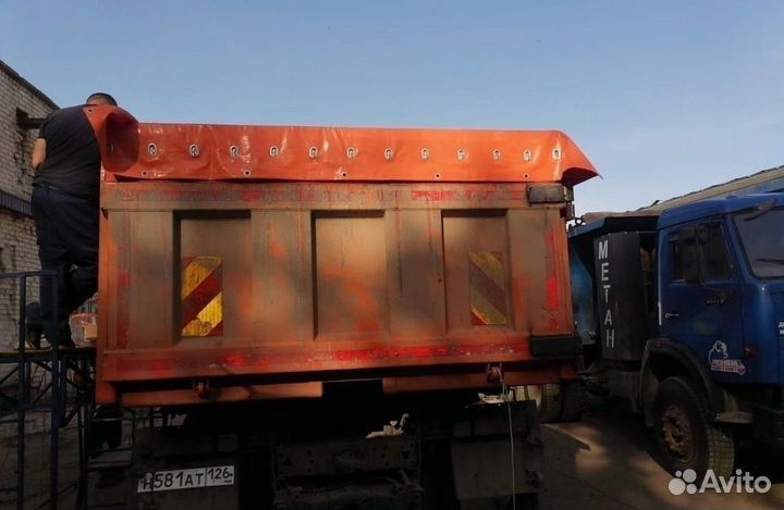 Тент на зерновоз