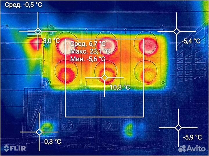 Обследование тепловизором
