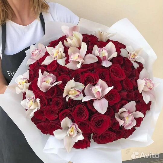 Цветы розы букет