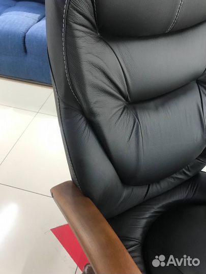 Кресло натуральная кожа