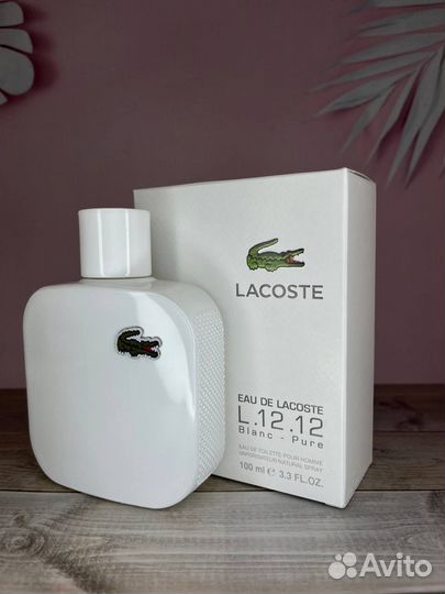 Туалетная Вода Лакосте L.12.12 Blanc – Pure 100ml