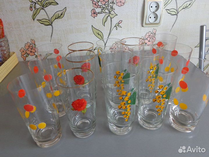 Стаканы высокие