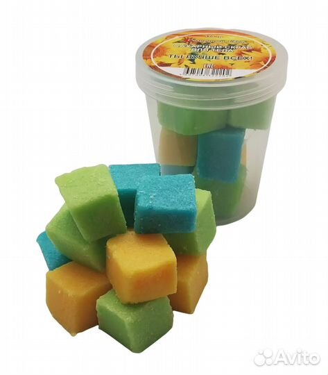 Сахарный скраб (кубики) 170 гр в ассортименте