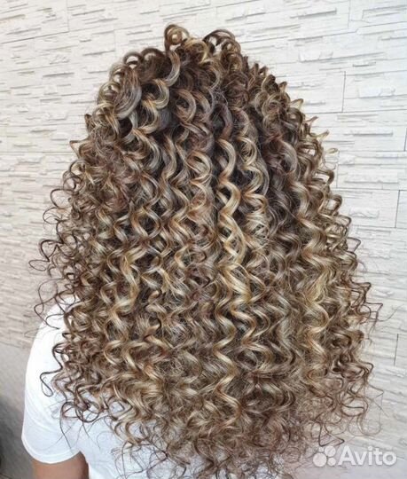 Афрокудри укладка