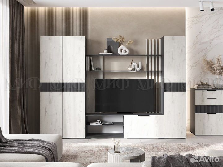 Стенка в гостиную Роджина большая