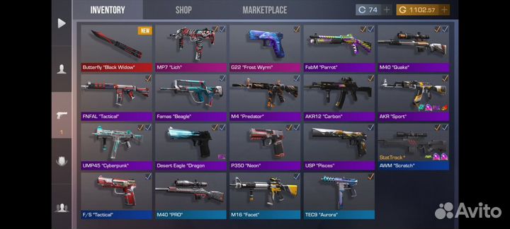 Голда и скины в стендофф2