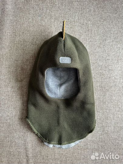 Шапка шлем для мальчика динозавр 48-50