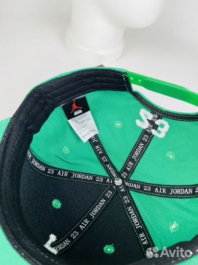 Бейсболка Jordan зеленая