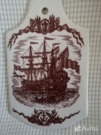 Фарфоровая доска антиквариат