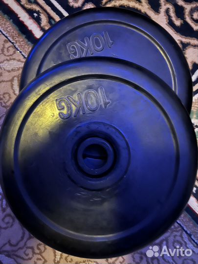 Спортивные блины 2*7.5+2*10