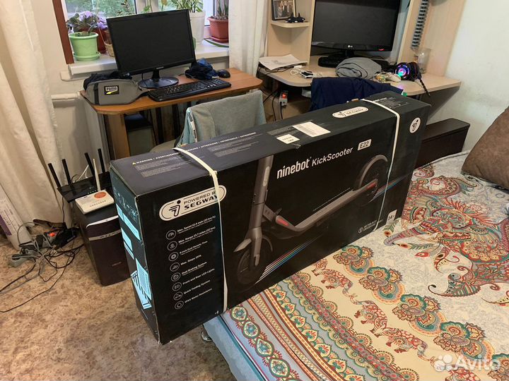Электросамокат Ninebot KickScooter E22 новый