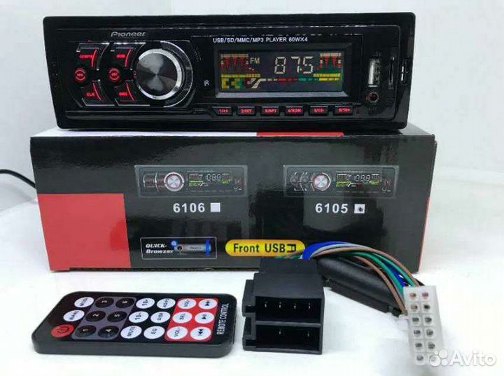 Pioneer Sony Пионер Автомагнитола MP3 USB FM радио