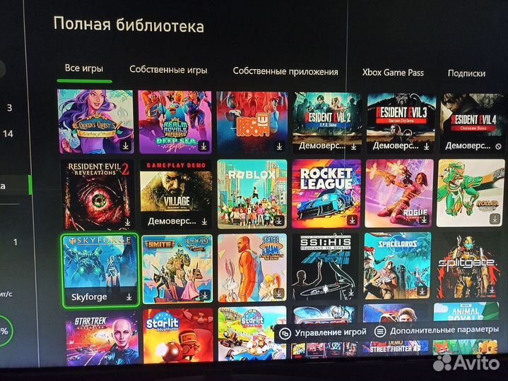 Xbox One 500gb c играми