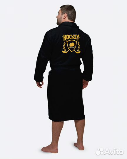 Махровый халат с именной вышивкой на заказ