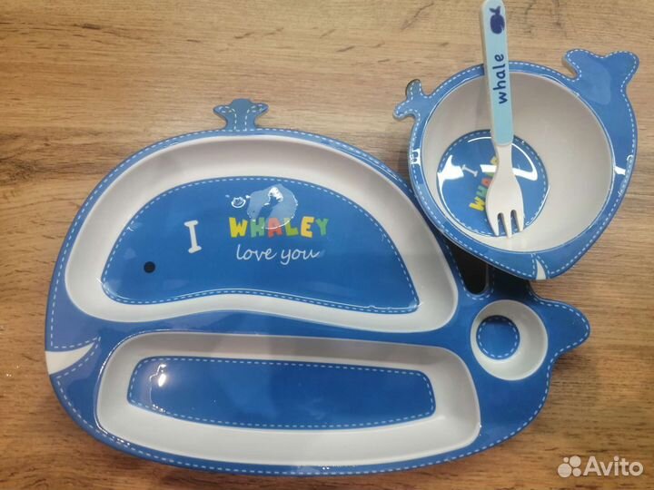 Посуда бамбуковая детская