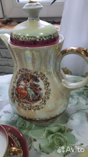 Чайный сервиз мадонна гдр 12 персон, 52 предмета