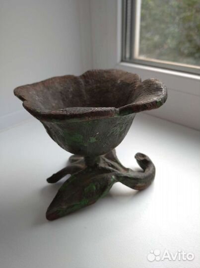 Пепельница Касли старинная чугун