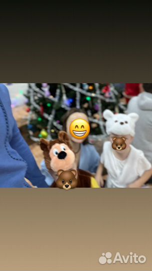 Костюм медведя белый и бурый