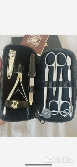 Набор маникюрный Zinger 7 предметов черный