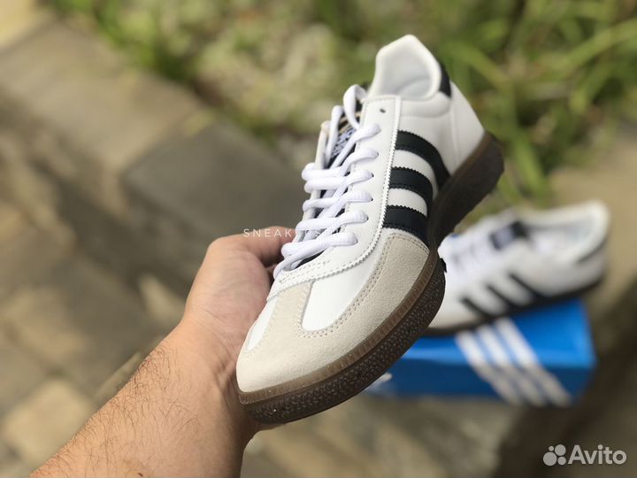 Кроссовки Adidas Handball Spezial White Black Gum