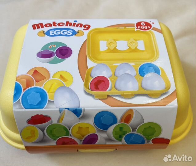 Развивающий сортер яйца - фигуры