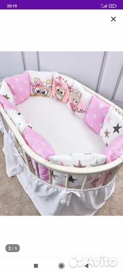 Бортики - подушки в кроватку