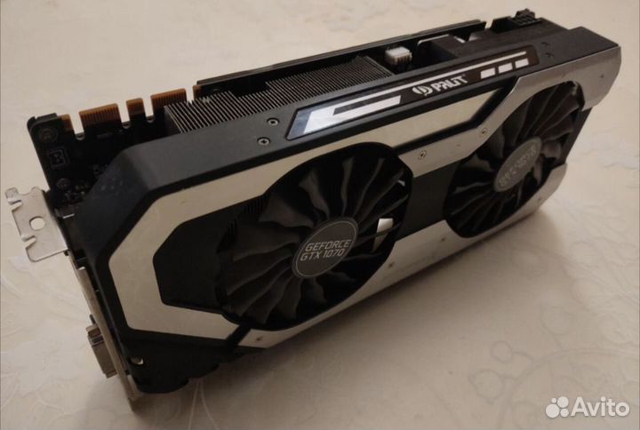 Видеокарта gtx 1070 palit jetstream