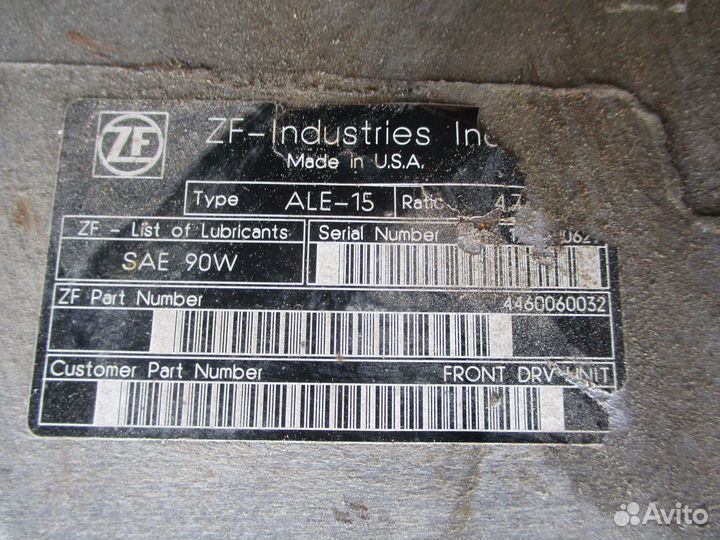 Мерседес мл 320 редуктор передний 1998-2004