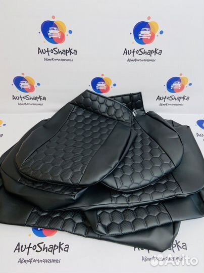 Чехлы из экокожи на Лада Калина 1