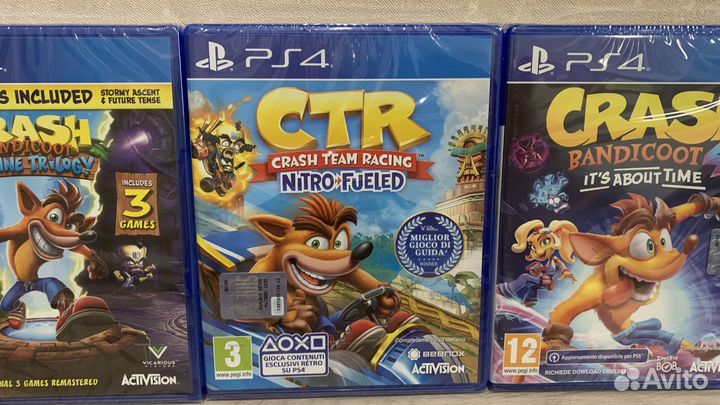 Crash Team Racing nitro fueled ps4 ps5 диск