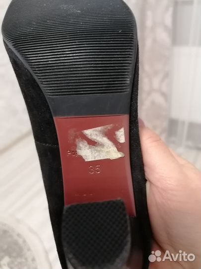 Туфли женские 35 размер черные