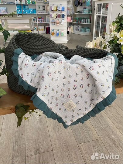 Муслиновый плед детский