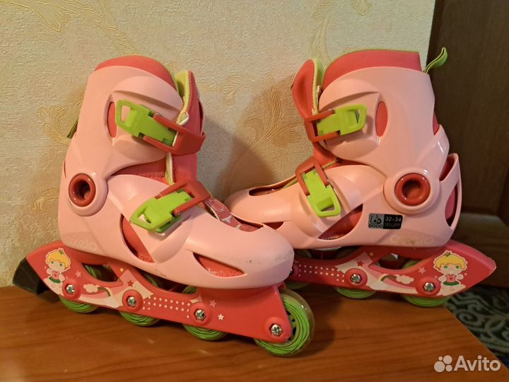 Роликовые коньки детские раздвижные