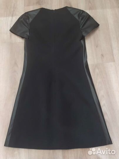 Кожаное платье 42 размер